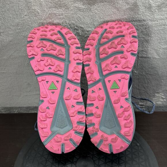 Brooks Divide 5 Shoes Womens Size 9.5 Blue Pink Lace Up Trail Running Sneakers - Picture 9 of 10
